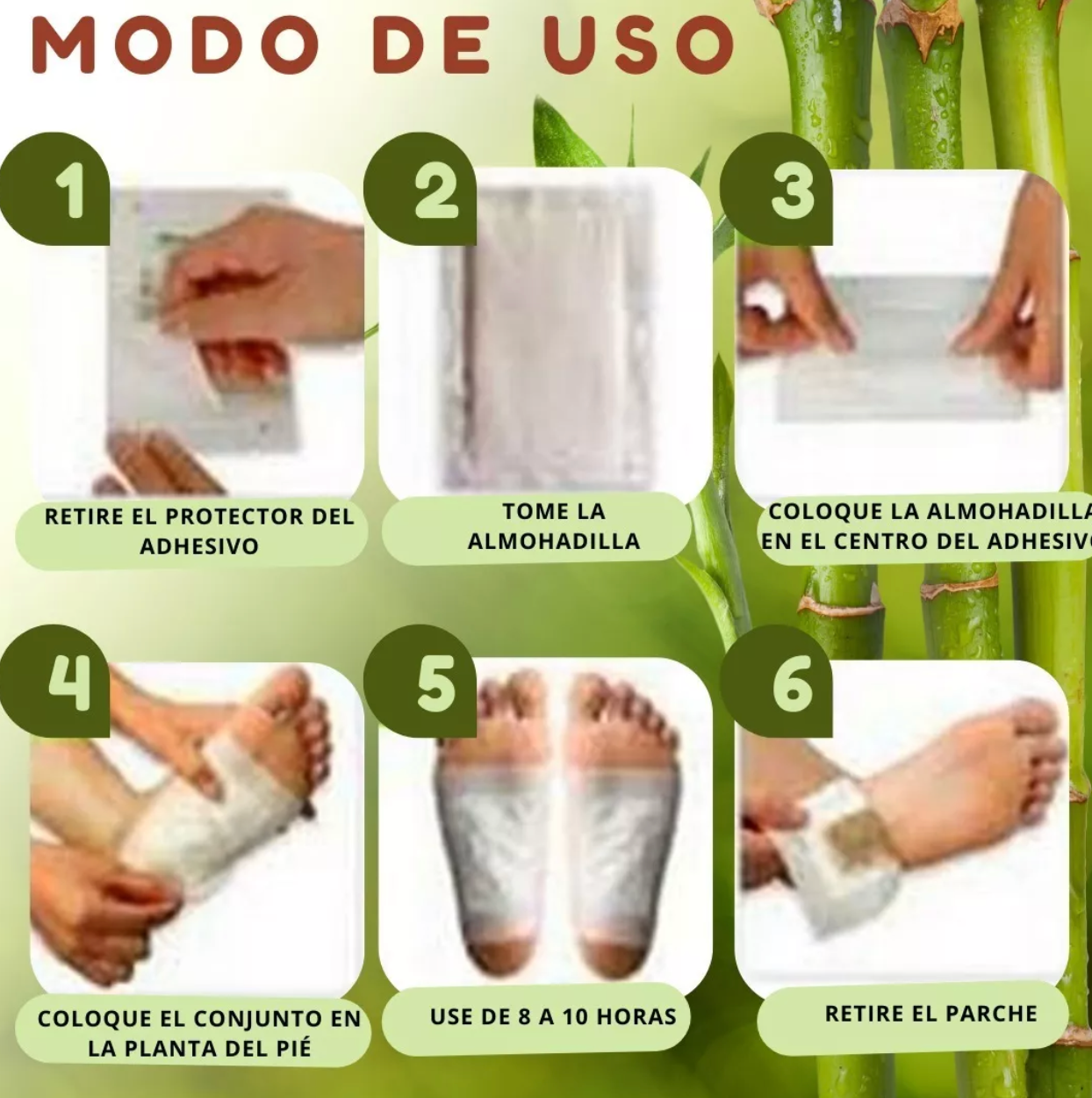 PARCHE DETOX KINOKI DESINTOXICA TU CUERPO