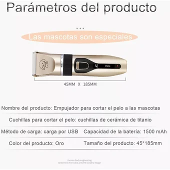 KIT PELUQUERÍA PARA MASCOTAS