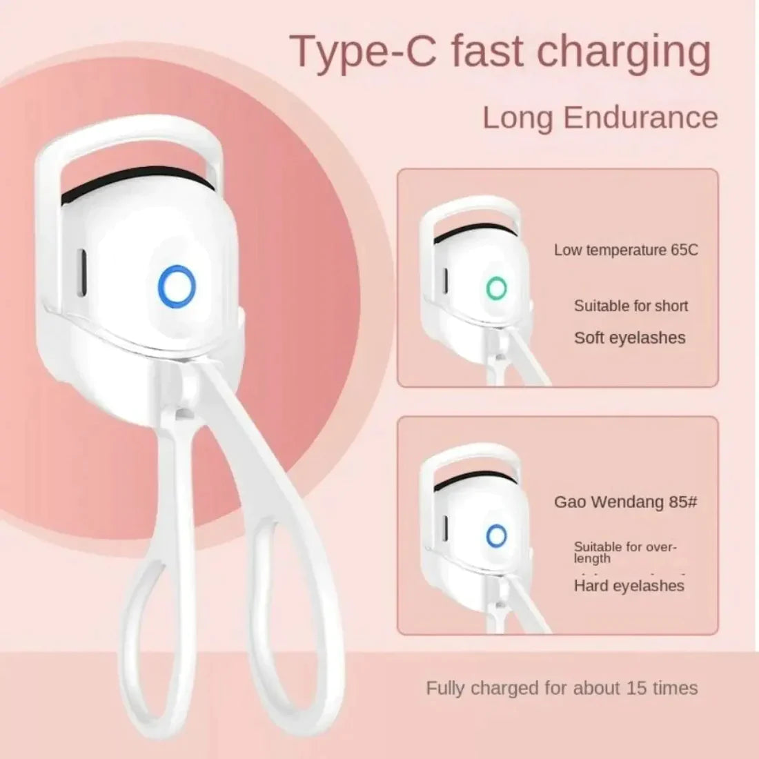 ENCHINADOR DE PESTAÑAS ELÉCTRICO CON USB
