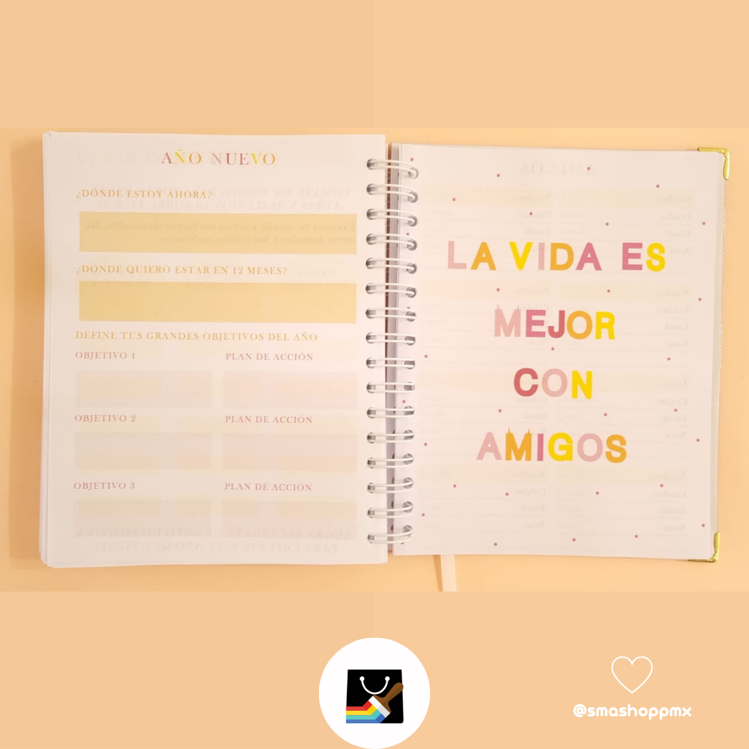 AGENDA PERSONALIZADA DE LUXE 100% artesanal
