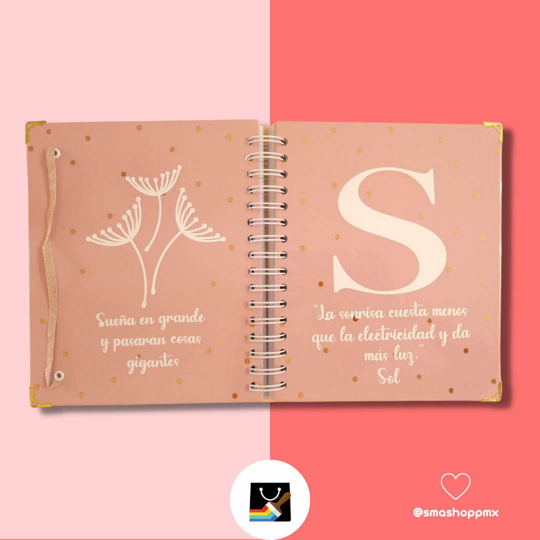 AGENDA PERSONALIZADA DE LUXE 100% artesanal