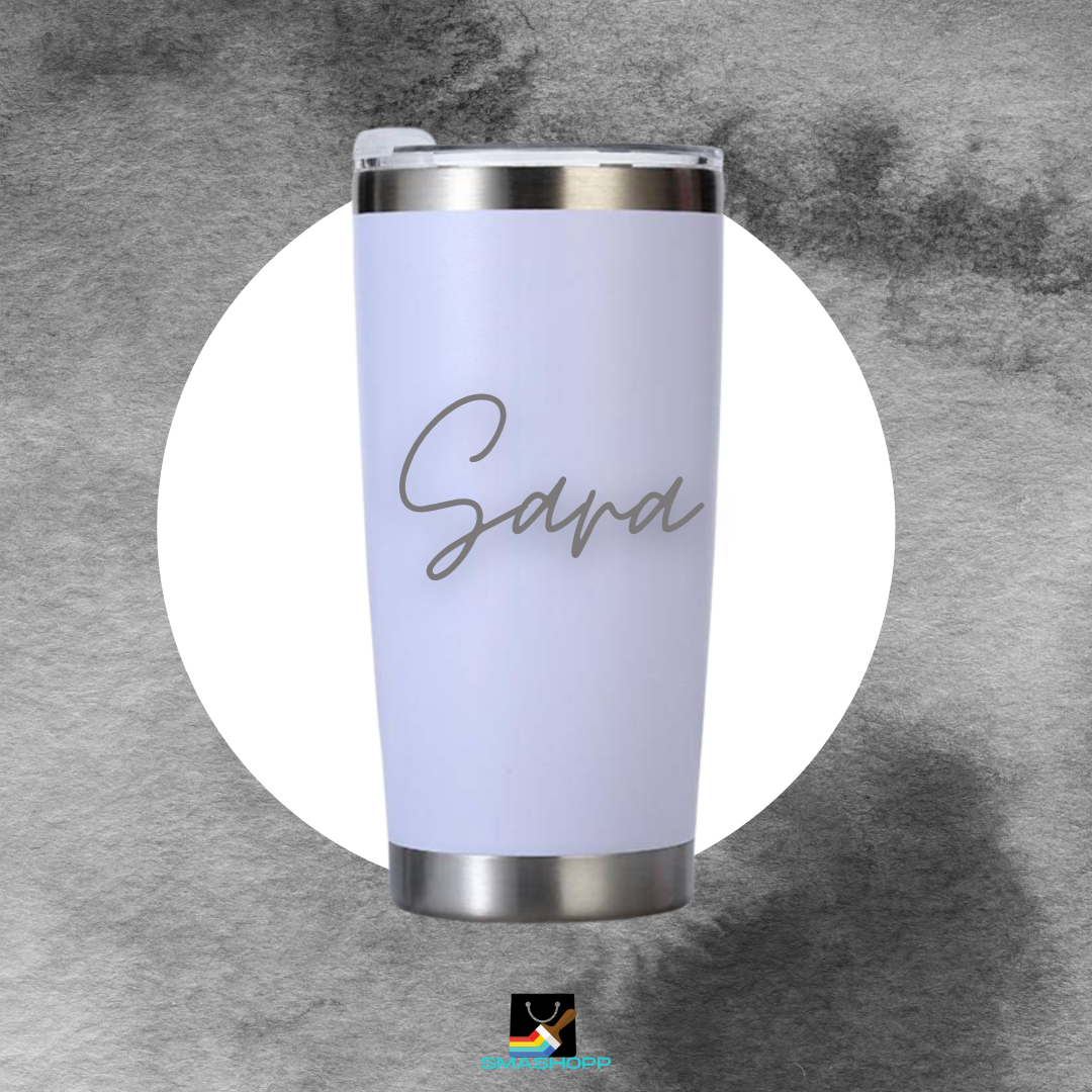 Termo color 20, 30, 12 OZ Acero Inoxidable PERSONALIZADO, mantén fría o caliente tu bebida