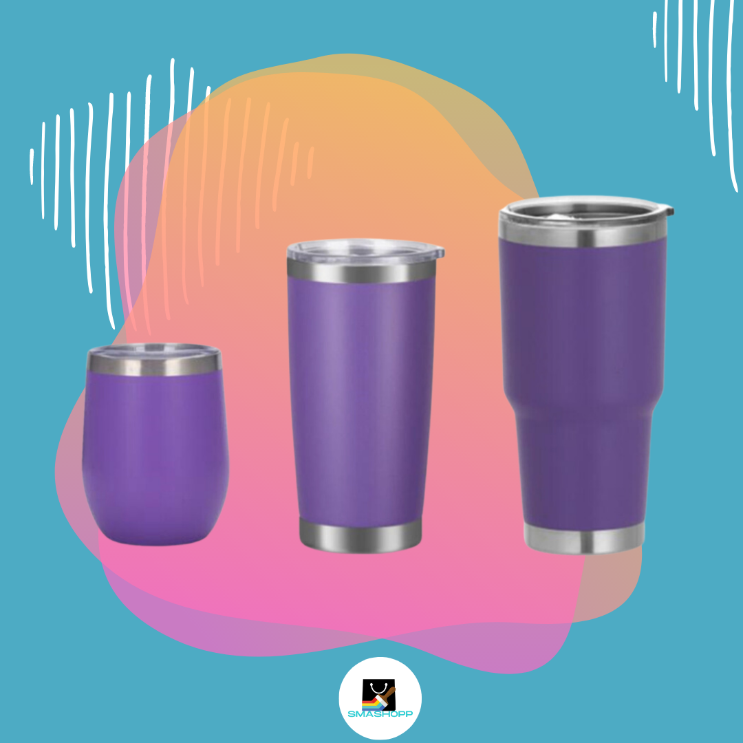 Termo color 20, 30, 12 OZ Acero Inoxidable PERSONALIZADO, mantén fría o caliente tu bebida