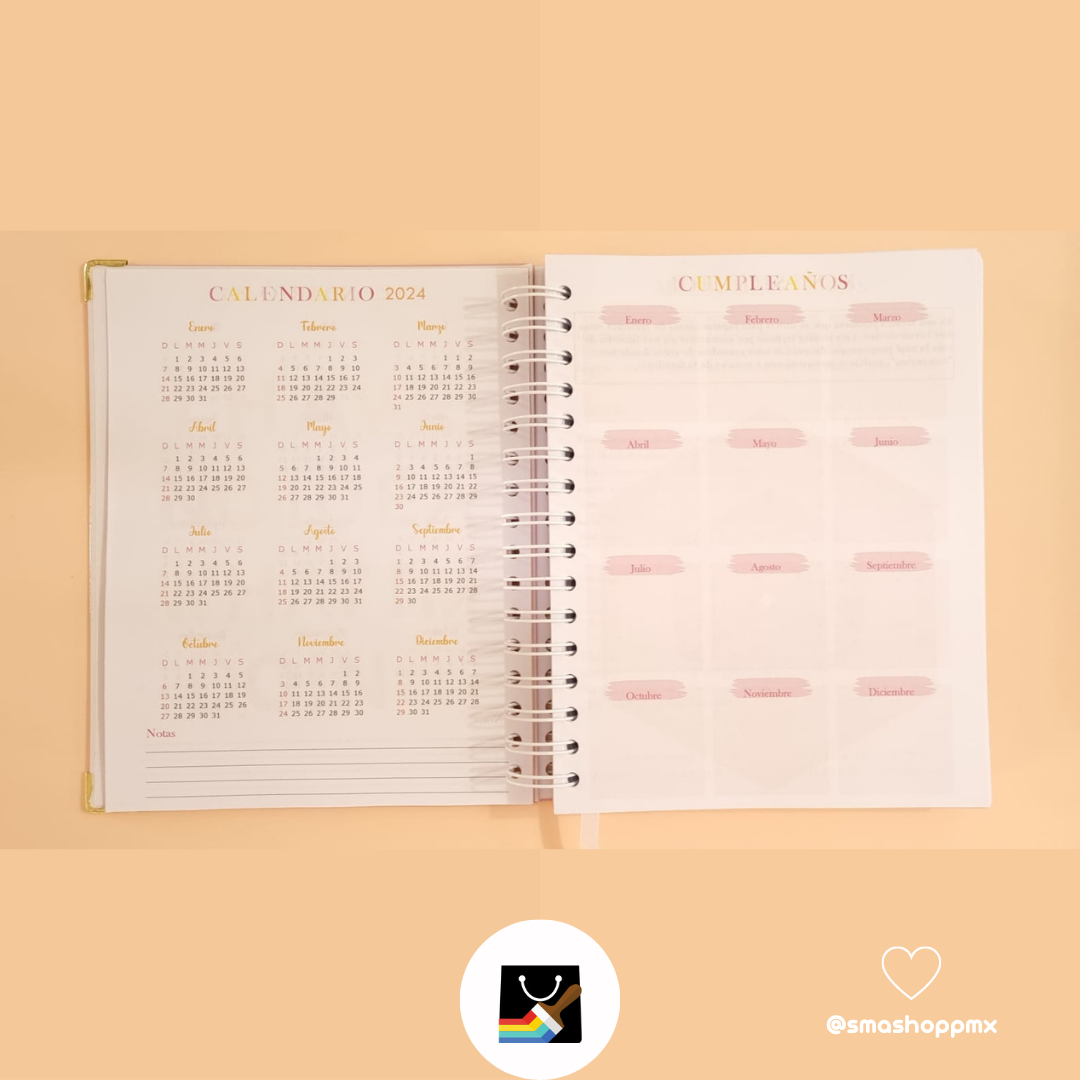 AGENDA PERSONALIZADA DE LUXE 100% artesanal