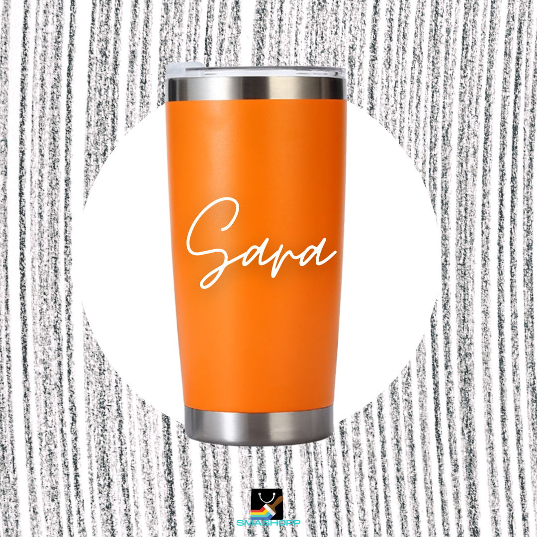 Termo color 20, 30, 12 OZ Acero Inoxidable PERSONALIZADO, mantén fría o caliente tu bebida