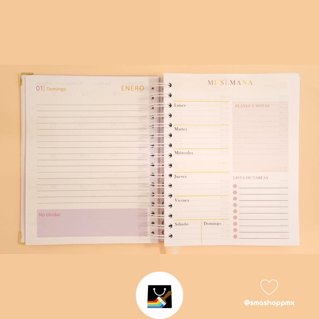 AGENDA PERSONALIZADA DE LUXE 100% artesanal