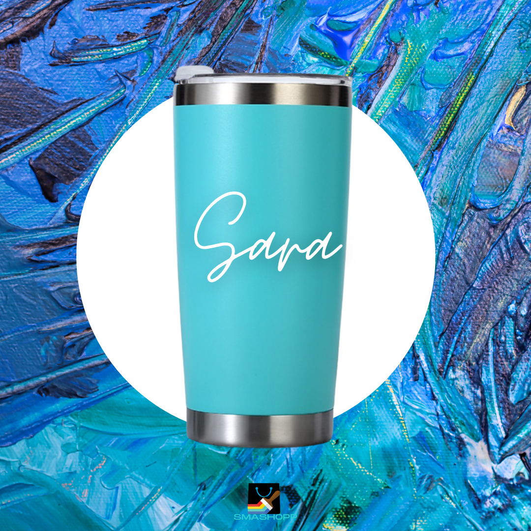 Termo color 20, 30, 12 OZ Acero Inoxidable PERSONALIZADO, mantén fría o caliente tu bebida